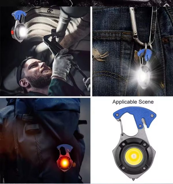⁦פנס נייד מיני LED לקמפינג  עם מצית דלק איתן⁩ – תמונה ⁦9⁩