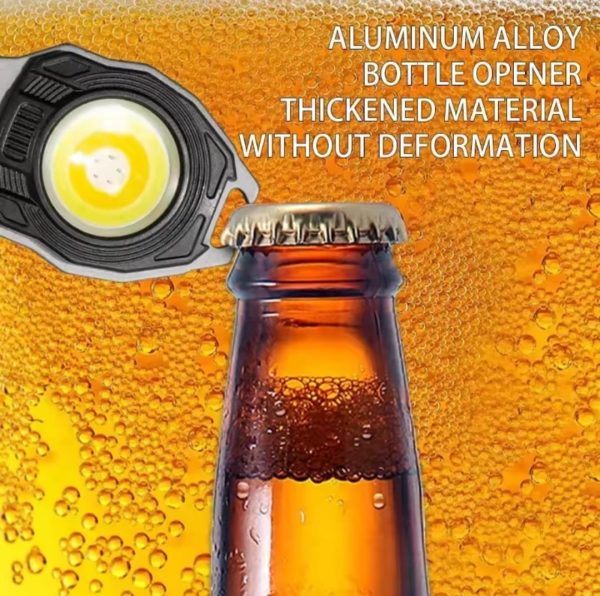 ⁦פנס נייד מיני LED לקמפינג  עם מצית דלק איתן⁩ – תמונה ⁦5⁩