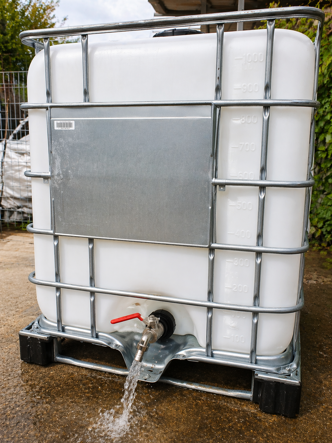 מתאם מעבר 2 צול עם ברז מיכל קובייה IBC 1000L דלק איתן – תמונה 3