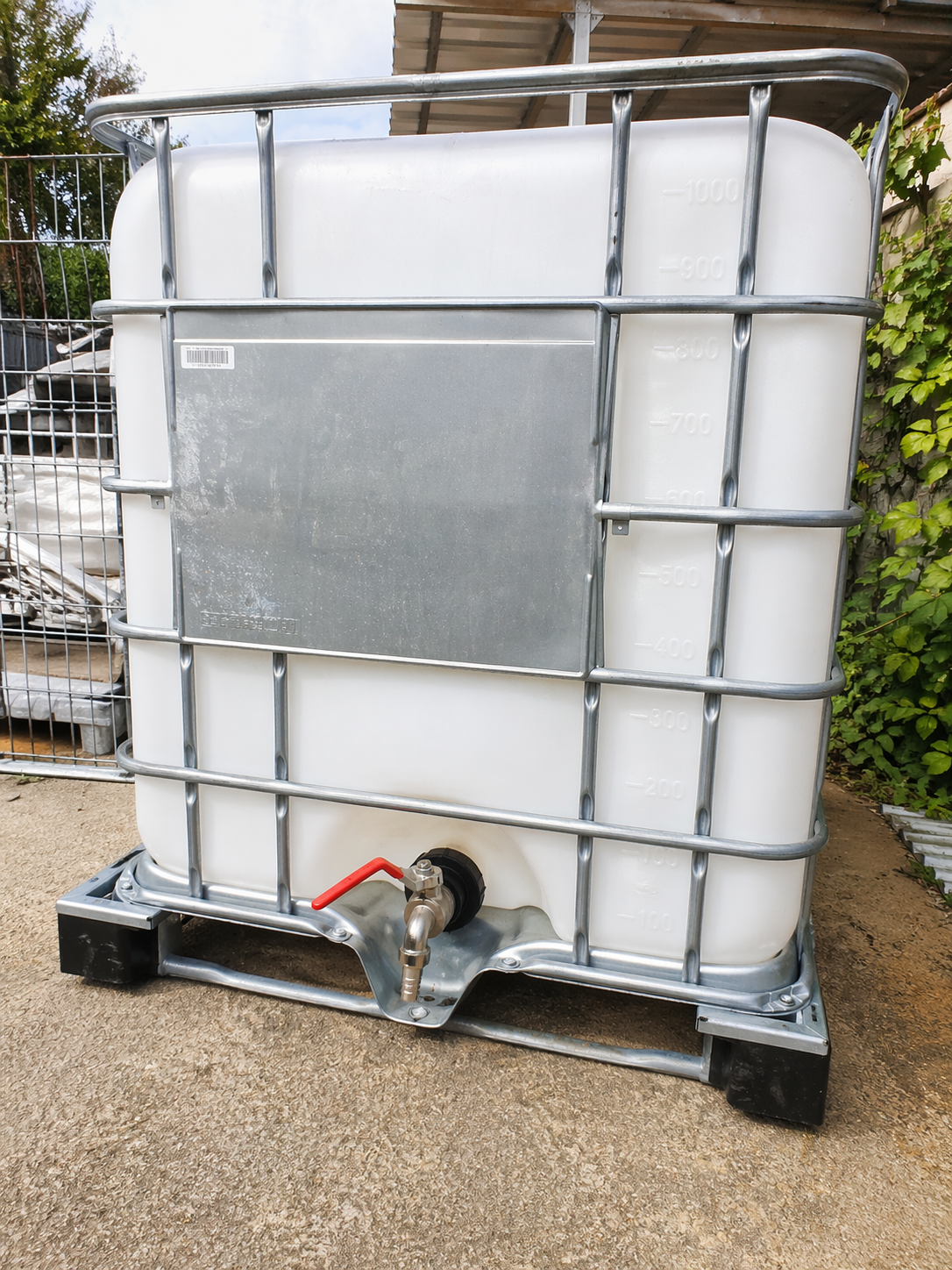 מתאם מעבר 2 צול עם ברז מיכל קובייה IBC 1000L דלק איתן – תמונה 2