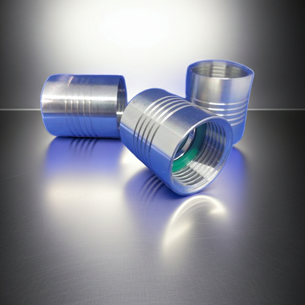 מופה נירוסטה 1'' צול עם אטם פנימי ללא צורך בטפלון הברגה דו צדדית דלק איתן