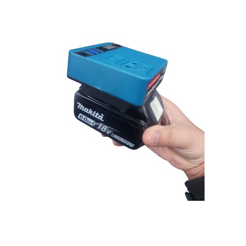 מתאם מסוללה מקיטה ל 220V / USB דלק איתן