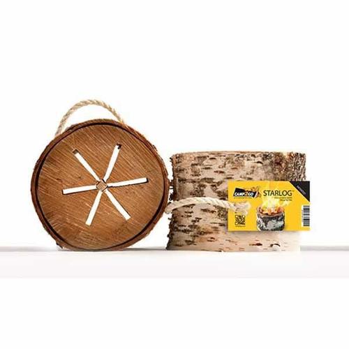 מדורה ניידת גזע עץ דלק איתן