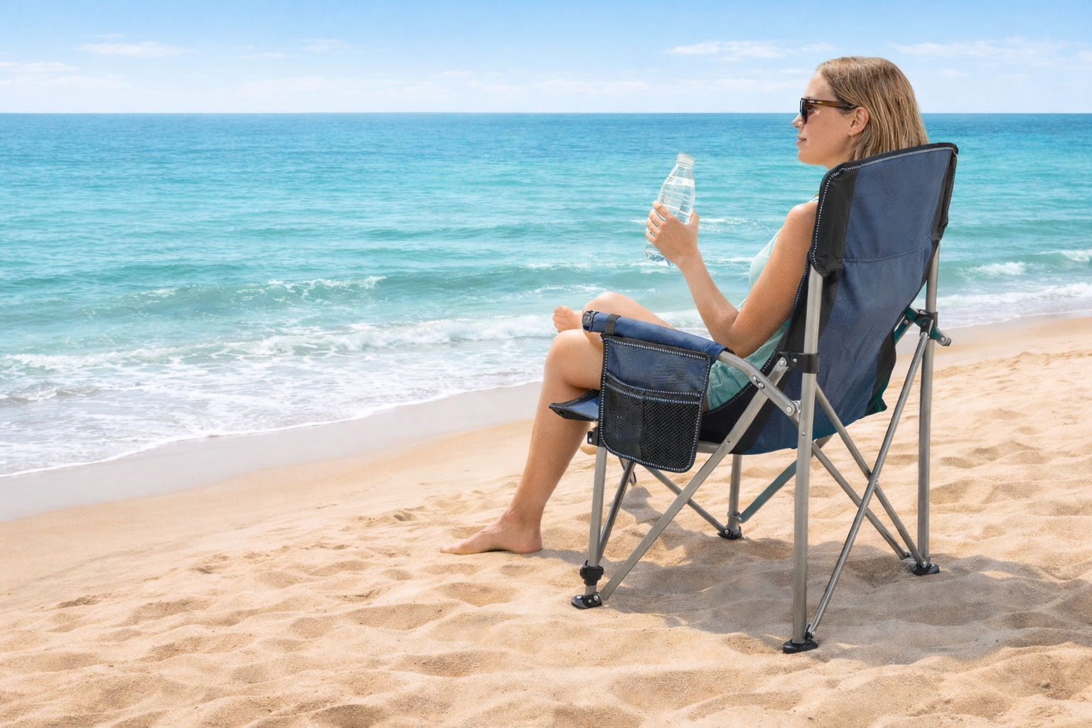 כיסא מתקפל לטיולים ולים דלק איתן – תמונה 4