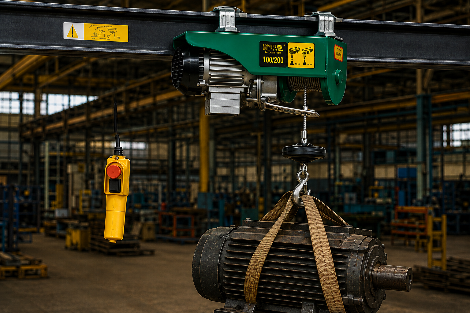 כננת הרמה חשמלית 300 ק"ג 600W דלק איתן – תמונה 2
